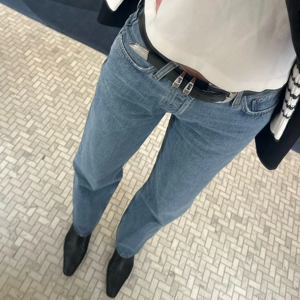 Agolde V-Waist Baggy Jeans - Picture 4 of 5